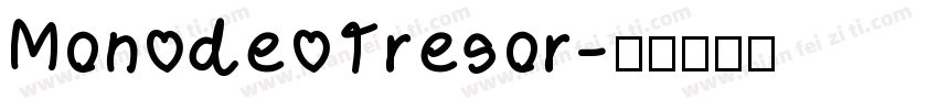 Mon de Tresor字体转换